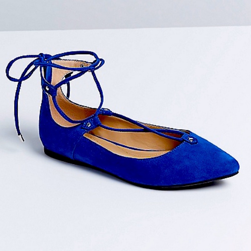 Lane Bryant Lace-Up Strappy Flats (Wide Width)